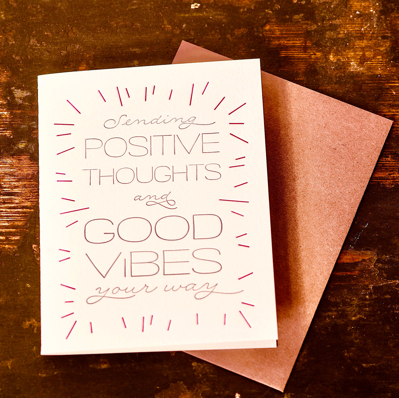 Positive Vibes Card